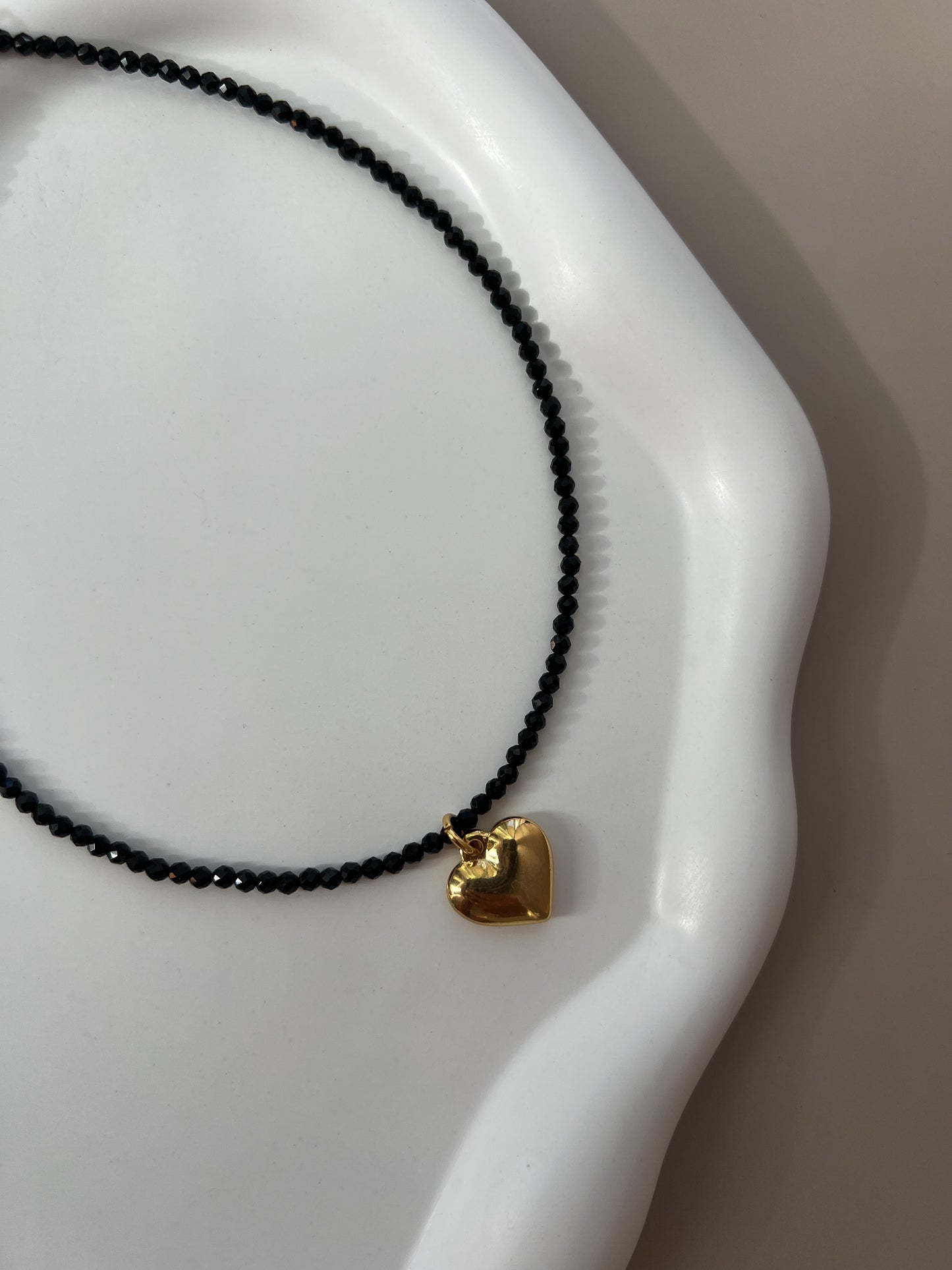 Zirkonkette Heart of gold - miamojewelry