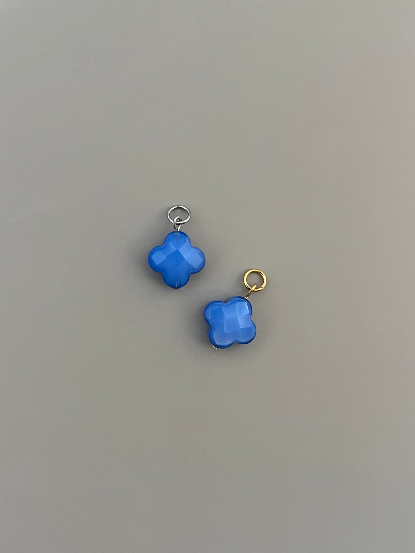 Anhänger Kleeblatt, Glas - miamojewelry