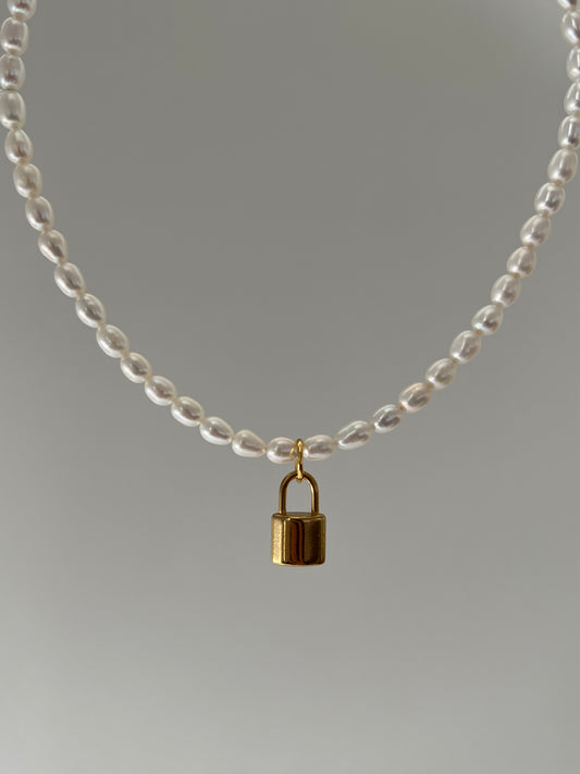 Anhänger Schloss, Edelstahl - miamojewelry