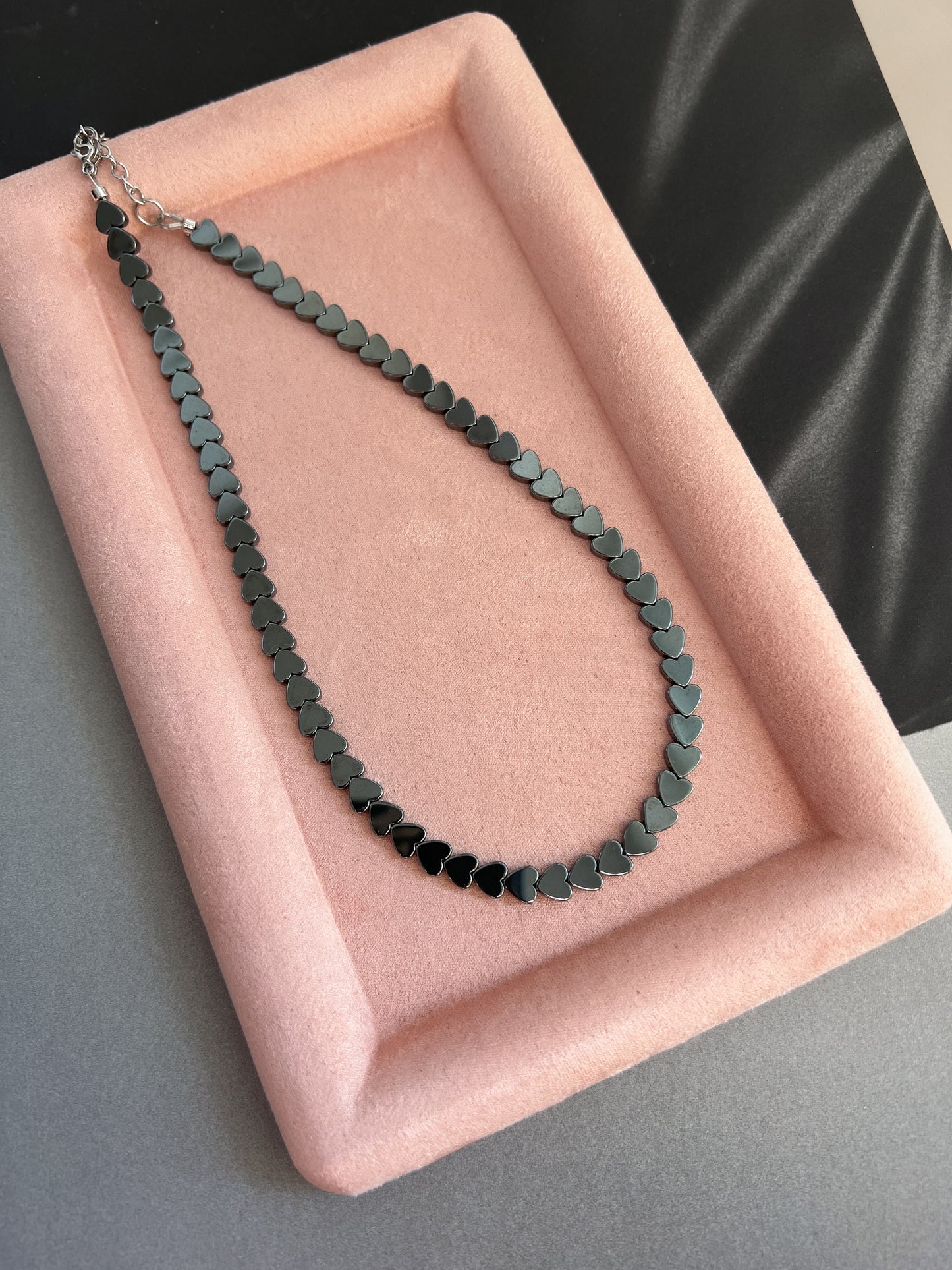 Kette Black hearts