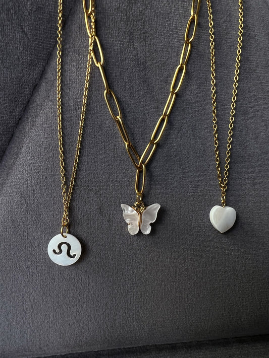 Anhänger Sternzeichen, Perlmutt - miamojewelry