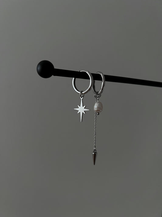 Ohrringe Stars and drops