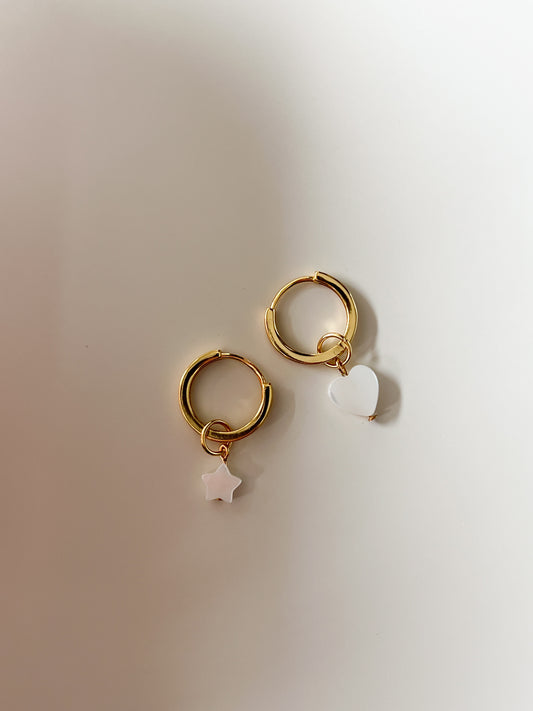 Anhänger Stern, Perlmutt - miamojewelry