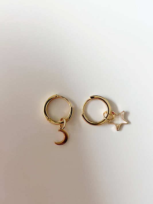 Anhänger Halbmond, Edelstahl - miamojewelry