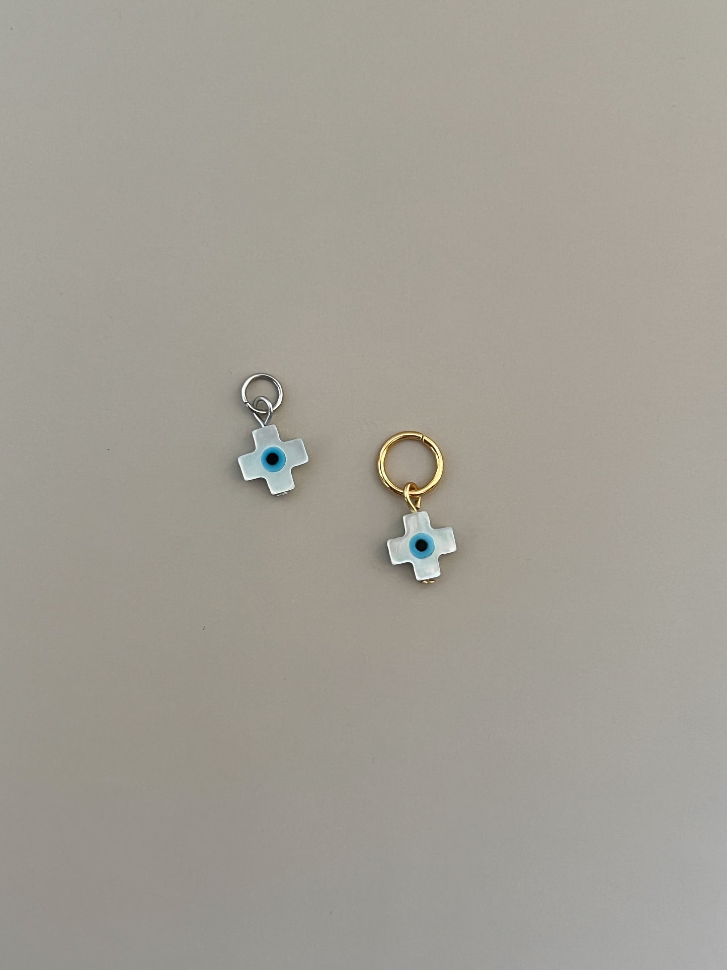 Anhänger Kreuz, Perlmutt - miamojewelry