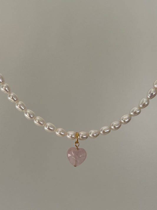 Anhänger Herz, Quarz - miamojewelry