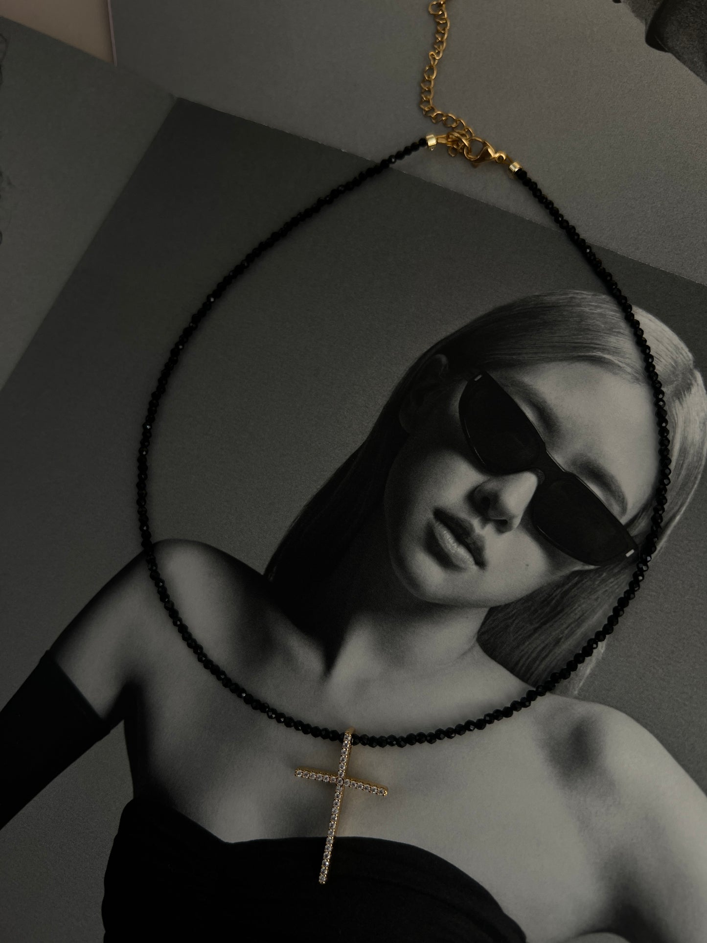 Zirkonkette Noir