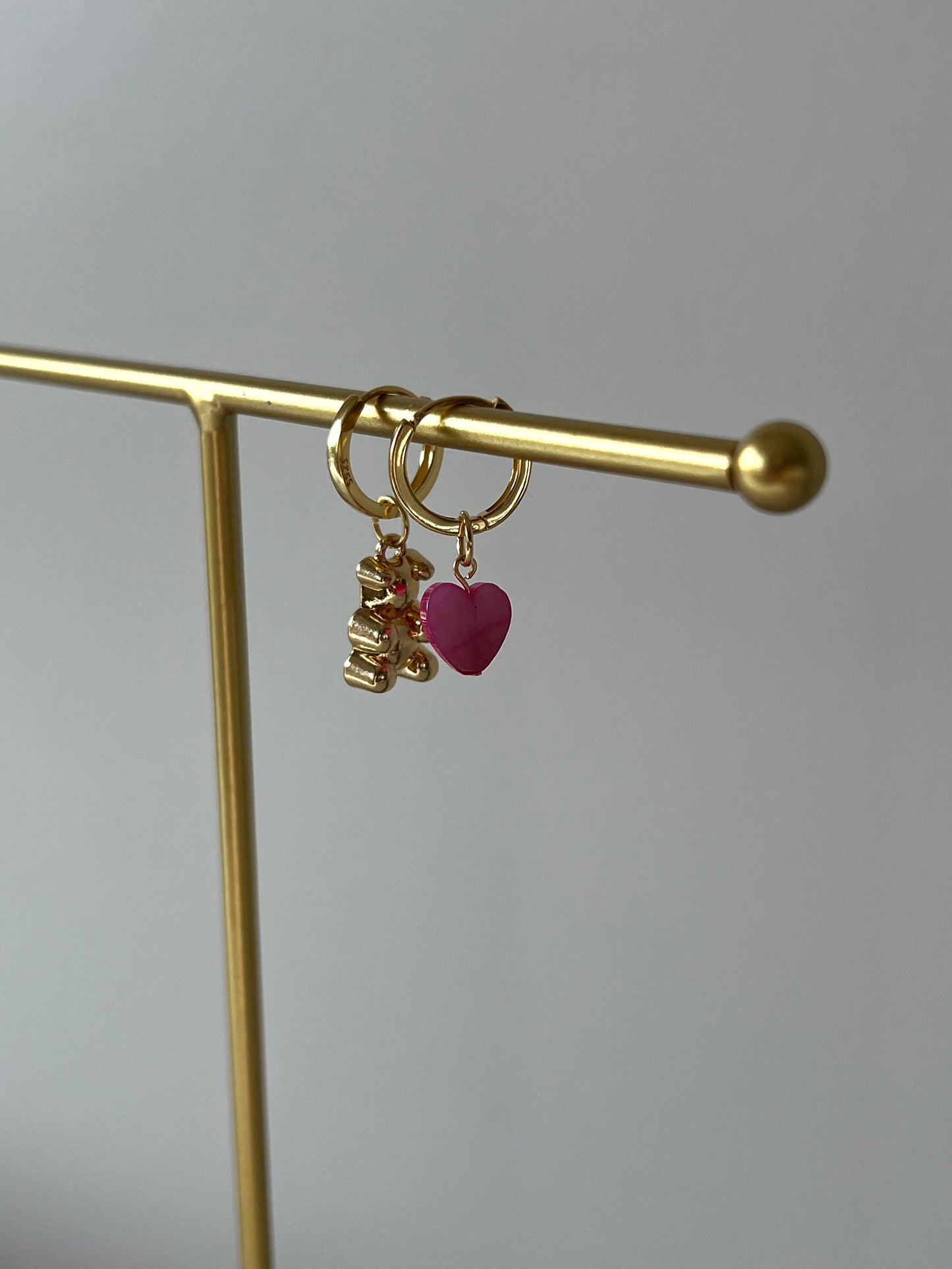 Anhänger Herz, Perlmutt, L - miamojewelry