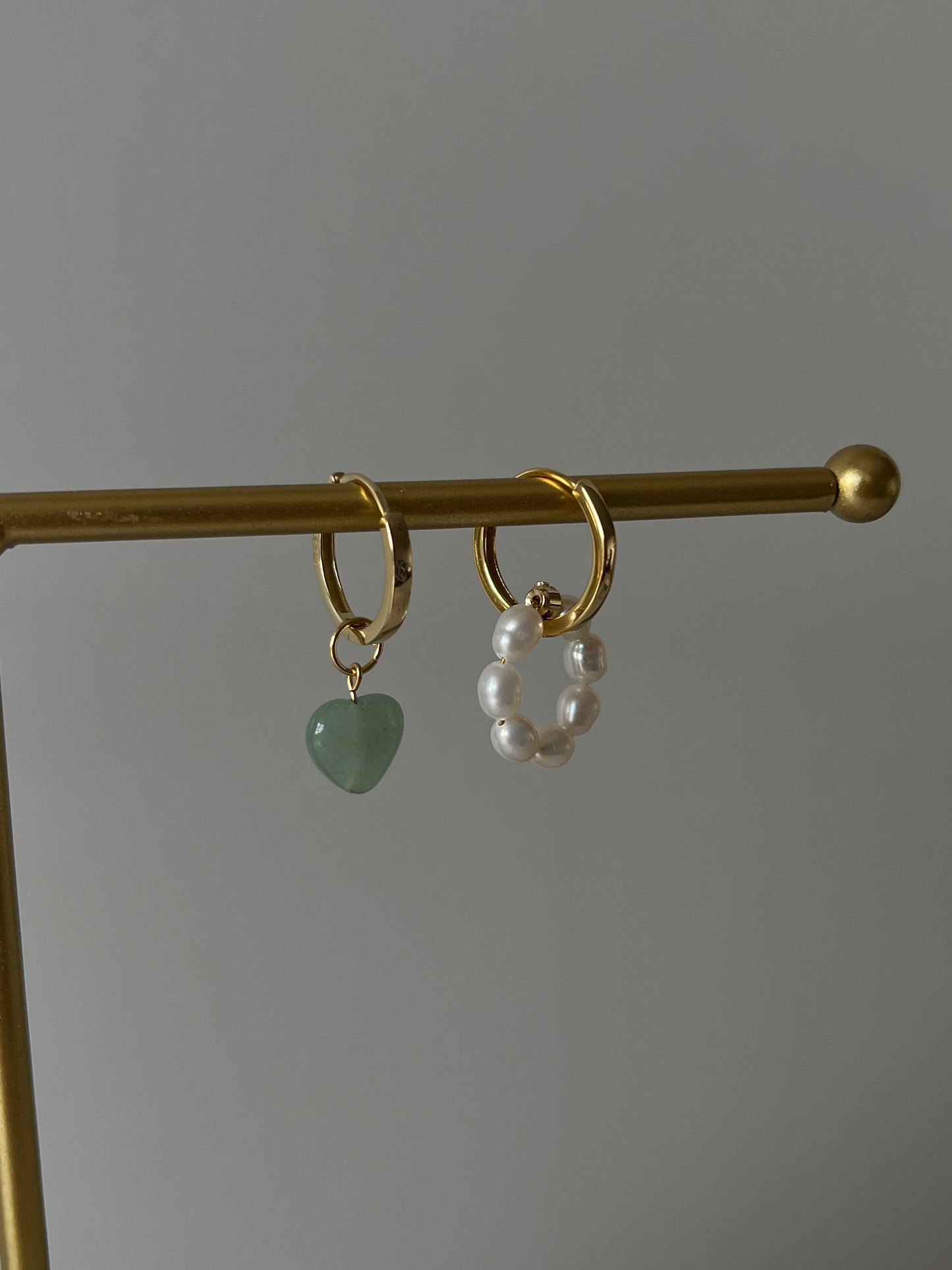 Anhänger Herz, Aventurin - miamojewelry