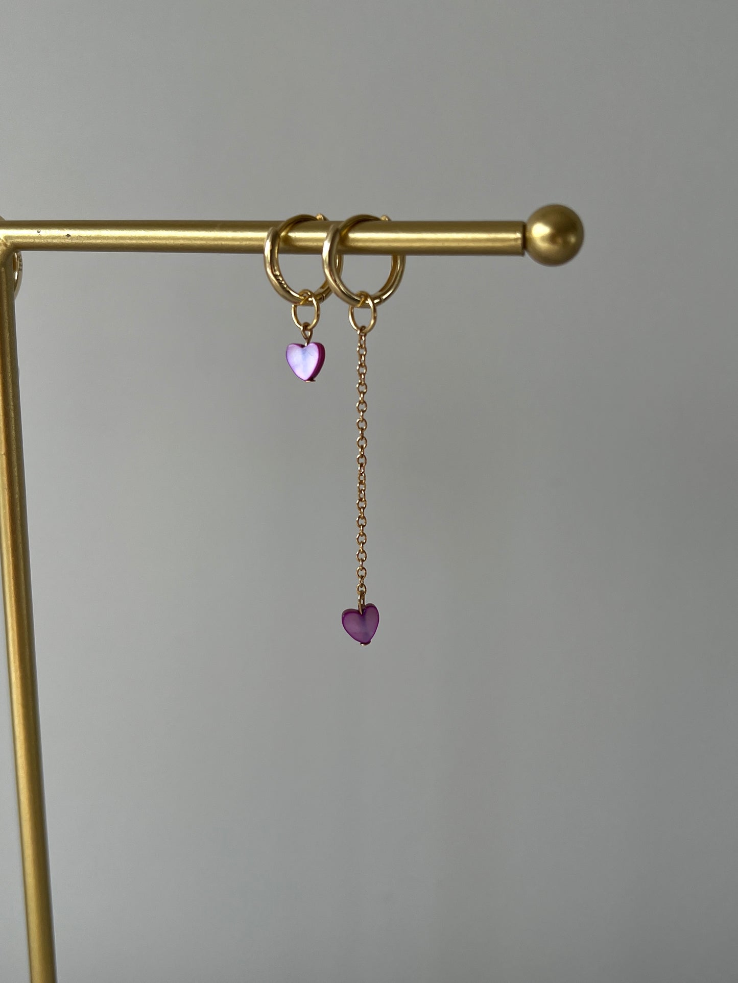 Anhänger Herz, Perlmutt, S - miamojewelry