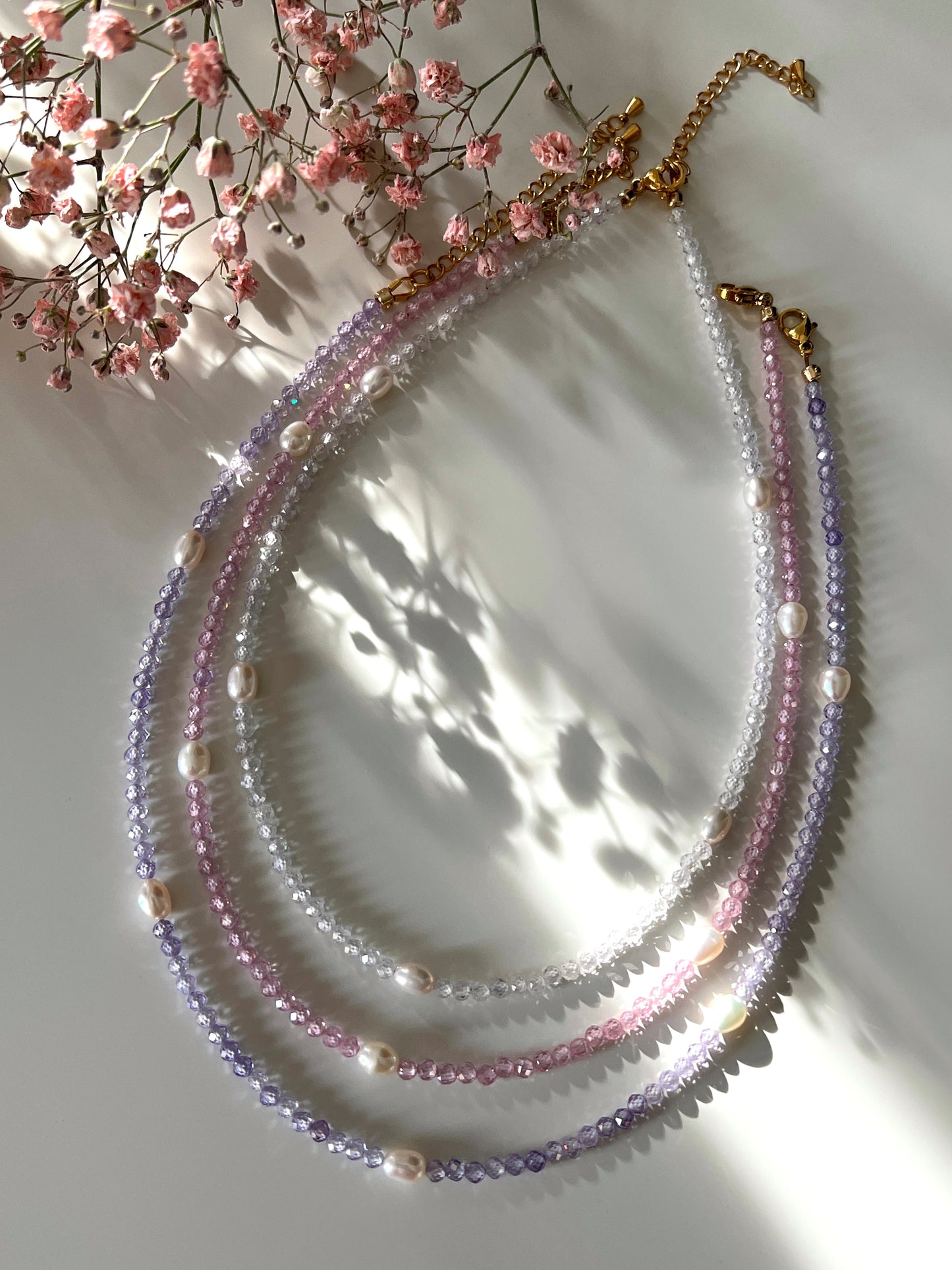 Zirkonkette Starry - miamojewelry