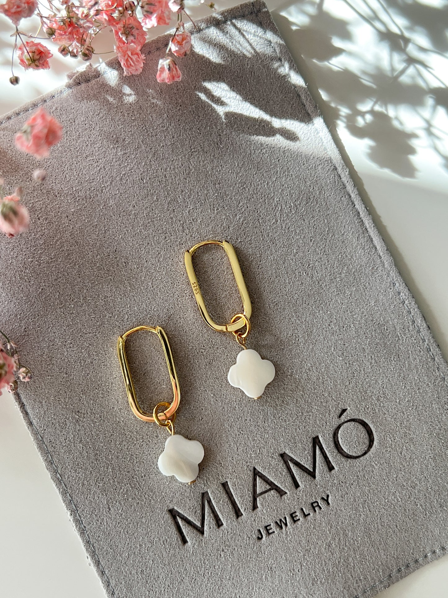 Ohrringe Classy Clover O-shaped - miamojewelry