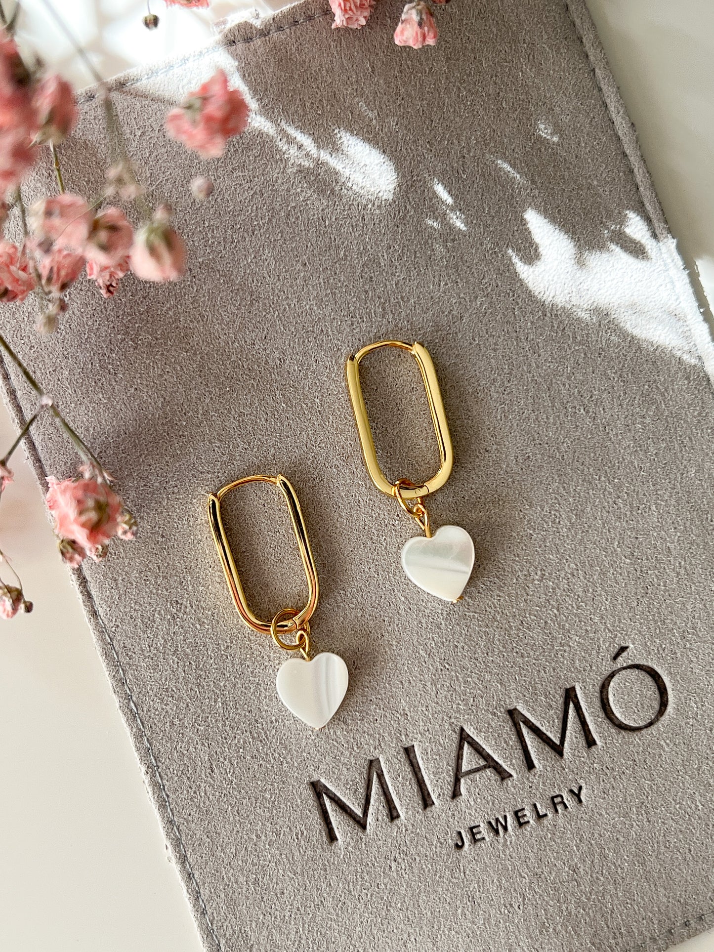 Ohrringe White Heaven O-shaped - miamojewelry